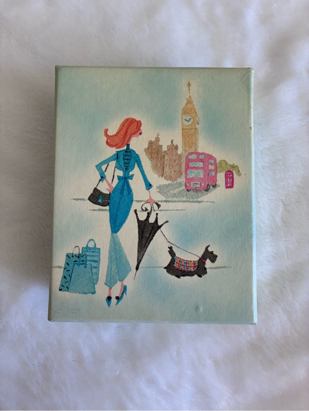 Stylish City Walk Retro Notecards